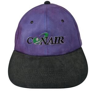 Conair Slideback Baseball Cap Purple One Size Adjustable Embroidered Luna Pier